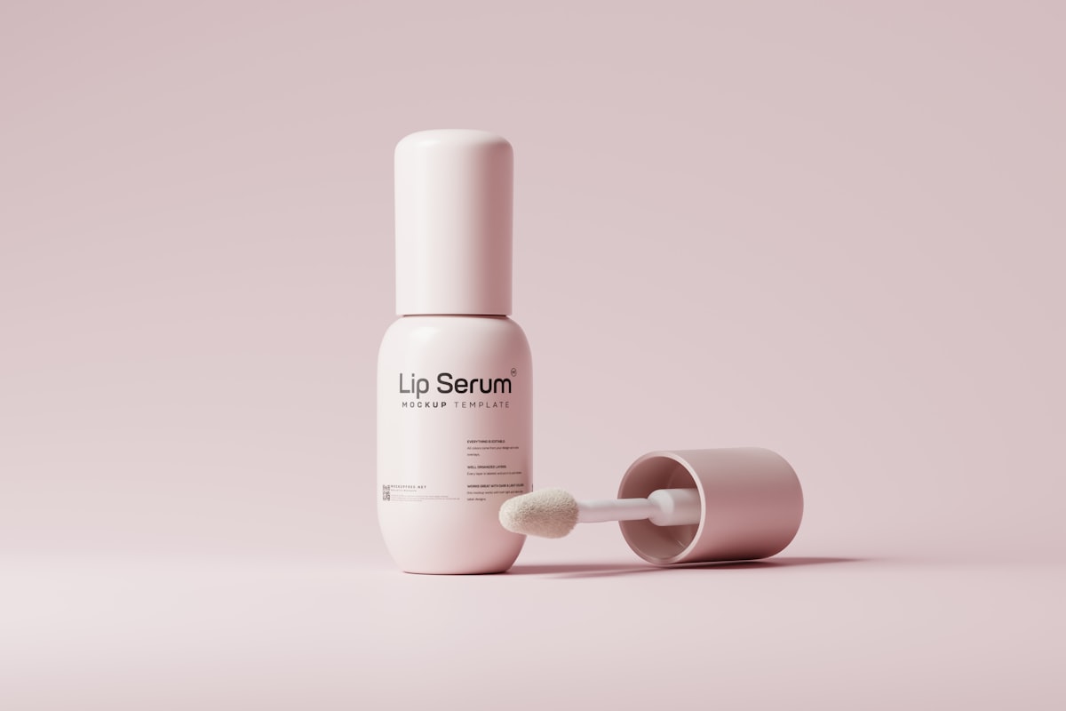 Skincare serum applied to skin
