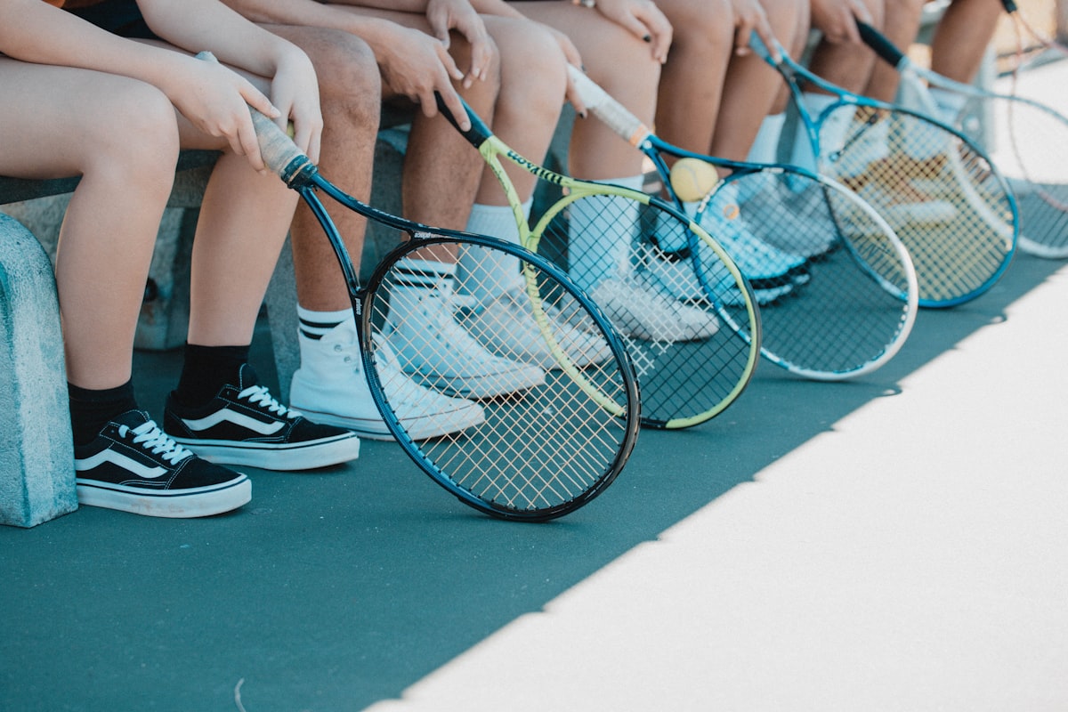 Classic tennis-inspired preppy outfit